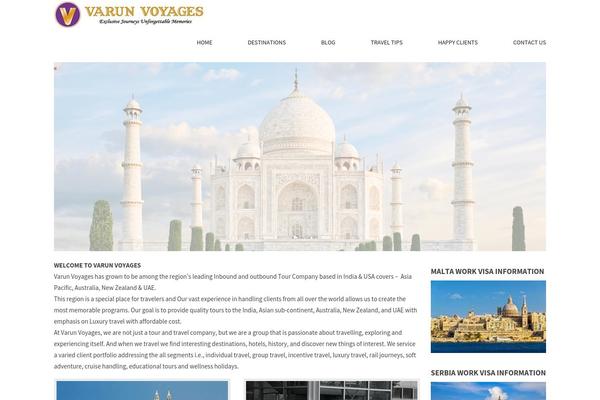 varunvoyages.com site used The Minimal