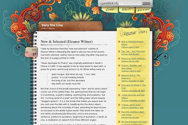 Tonal theme site design template sample