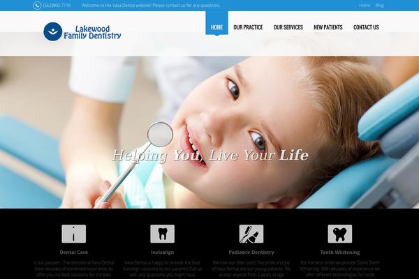 Wecare theme site design template sample