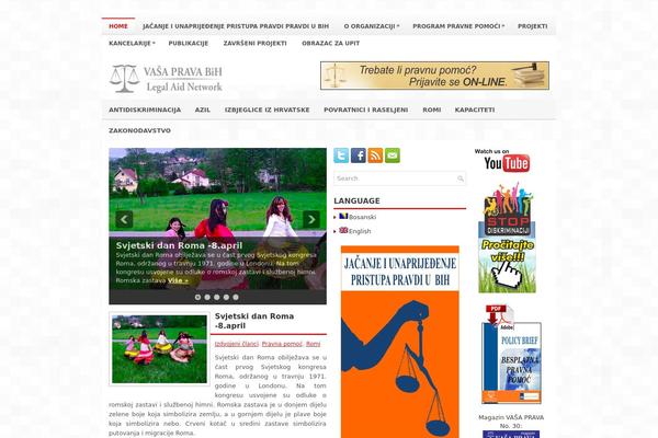 vasaprava.org site used Newspost