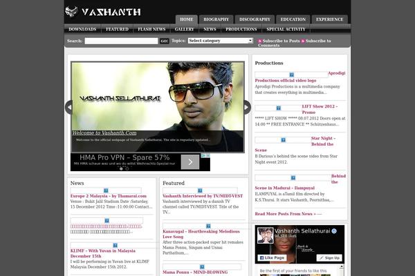 Magazine_10 theme site design template sample
