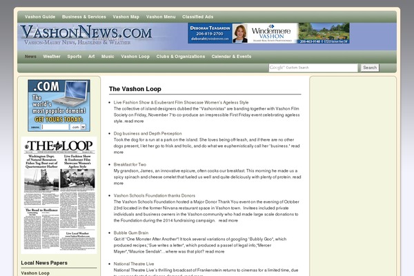 Site using Weather Underground plugin