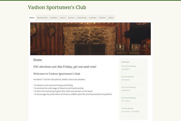 Misty Lake theme site design template sample