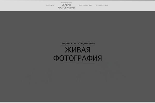 Kinetika theme site design template sample