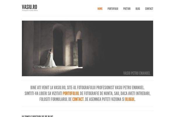 Purity theme site design template sample