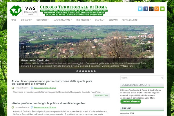 vasroma.it site used Storypress