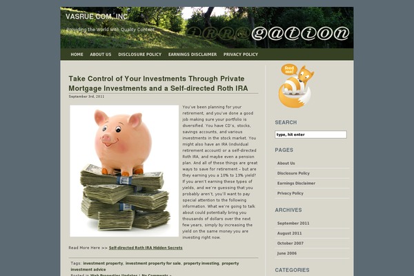 Irrigation theme site design template sample