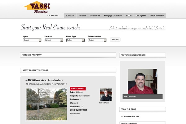 Broker theme site design template sample