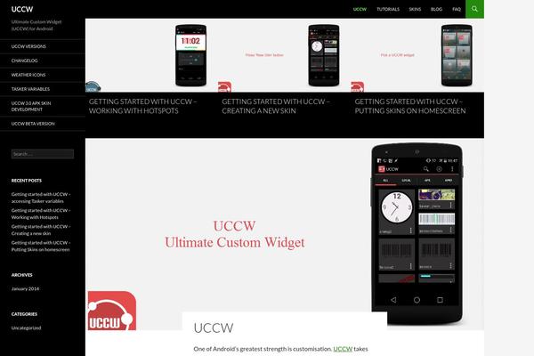 Twenty Fourteen theme site design template sample