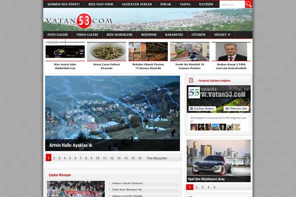 HaberMatik V3 theme site design template sample