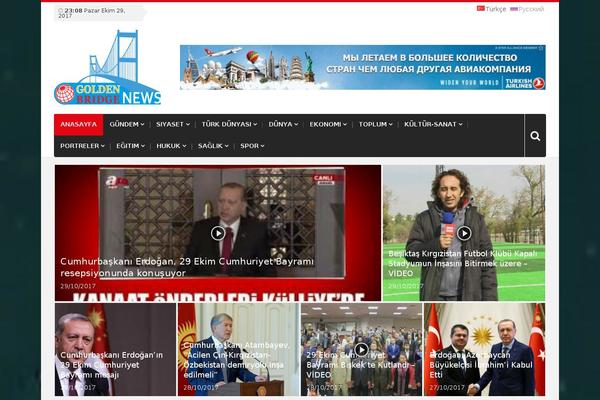 Top-news theme site design template sample