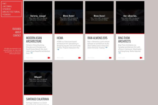 Ubergrid theme site design template sample