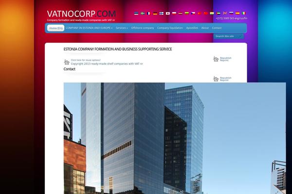 TheProfessional theme site design template sample