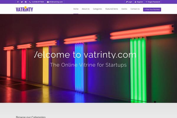 PointFinder theme site design template sample
