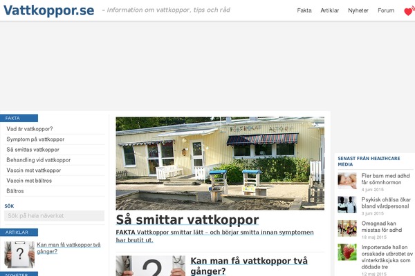Site using Healthcare-search plugin