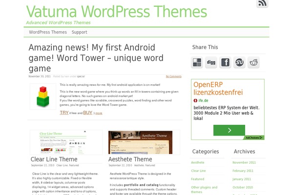 Botiga theme site design template sample