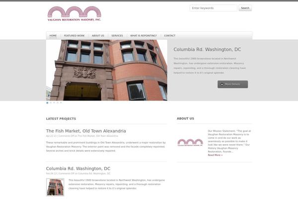 vaughanrestoration.com site used Block40