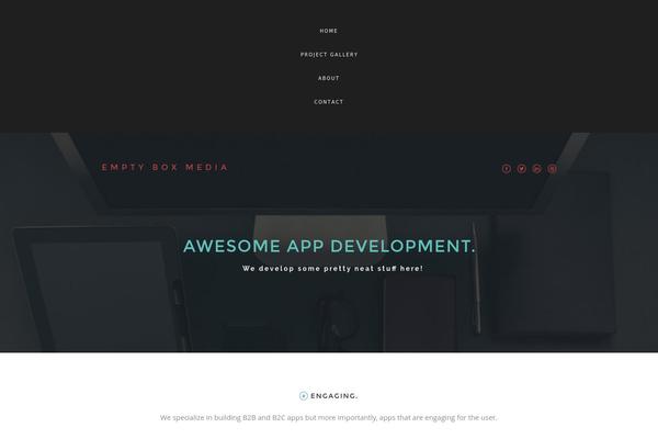 Cayse theme site design template sample
