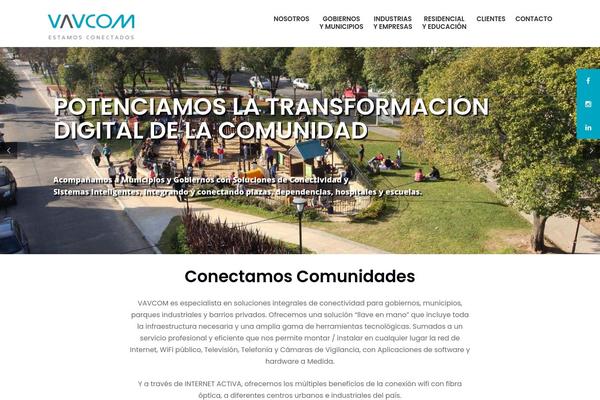 Site using Sticky-social-icons plugin