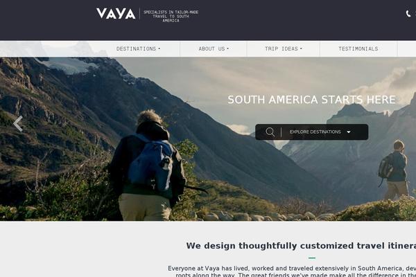 vaya WordPress theme, websites list used vaya theme vaya theme websites examples