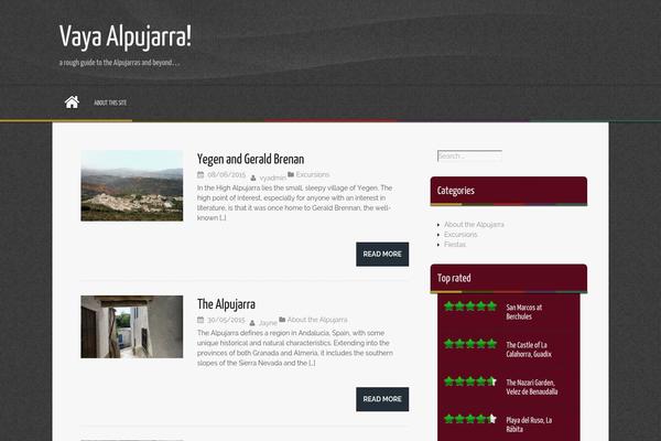 aReview theme site design template sample
