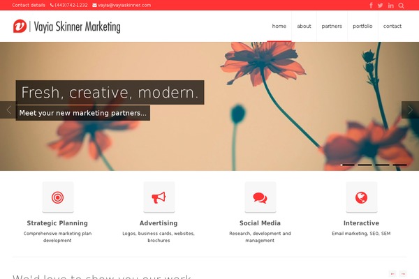 Fade theme site design template sample
