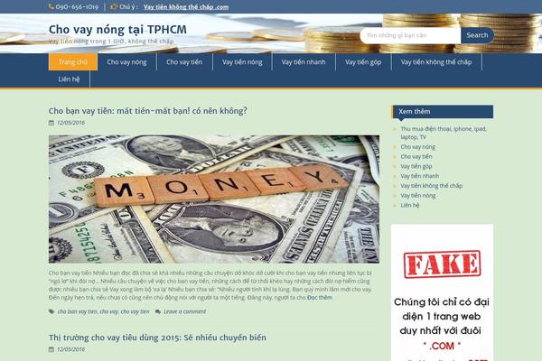 Academica theme site design template sample
