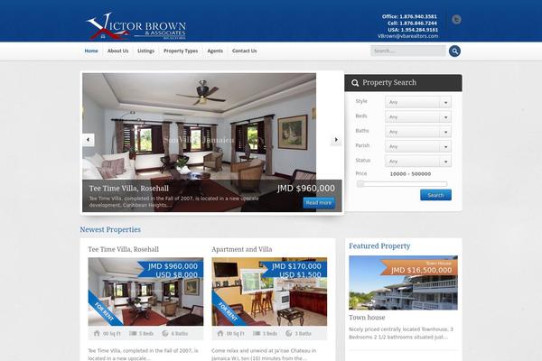 Locality theme site design template sample