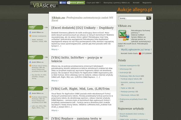 Site using Developer Formatter plugin