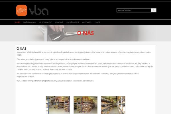 vbaslovakia.sk site used AccessPress Store
