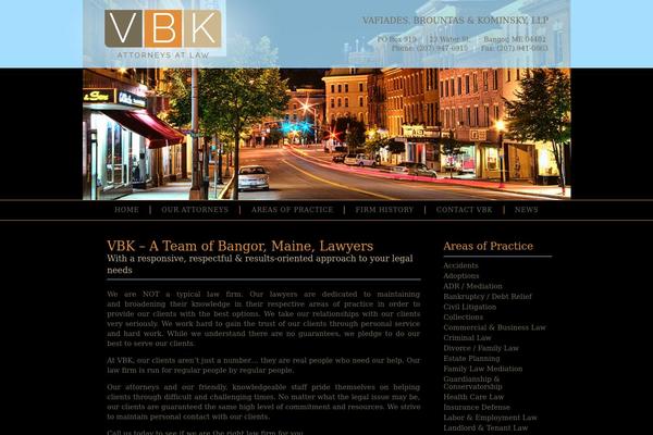 vbk theme websites examples