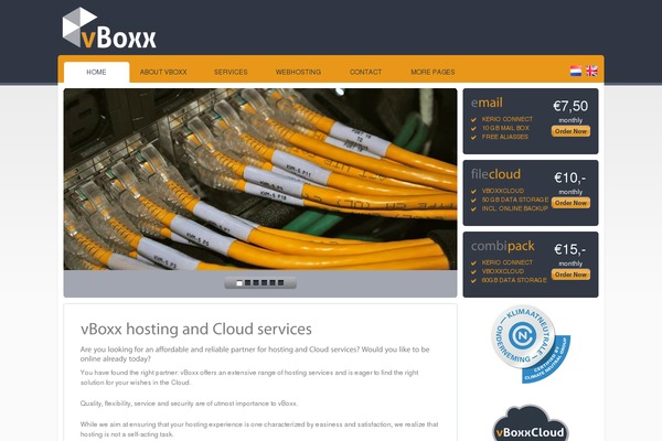 Hosting Square theme site design template sample