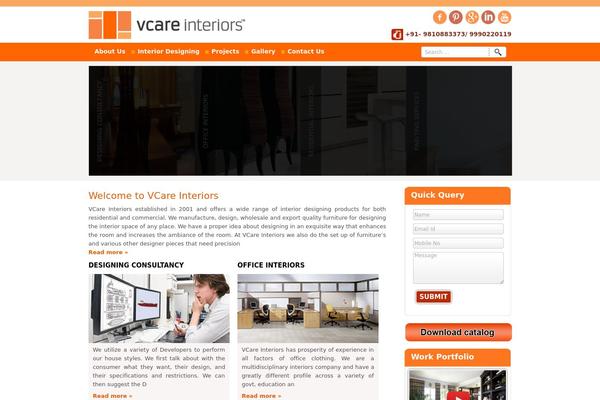 vcareinteriors.com site used Vcare