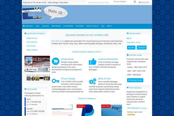 Indostore5.0.2 theme site design template sample