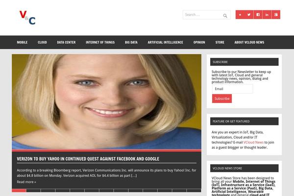 Site using Feature A Page Widget plugin