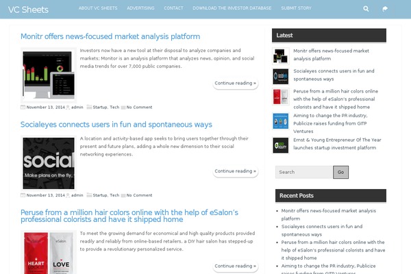 ReFresh theme site design template sample