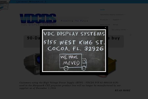 Site using Corner Ad plugin
