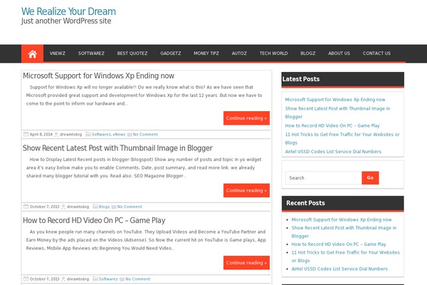magazinestyle theme websites examples