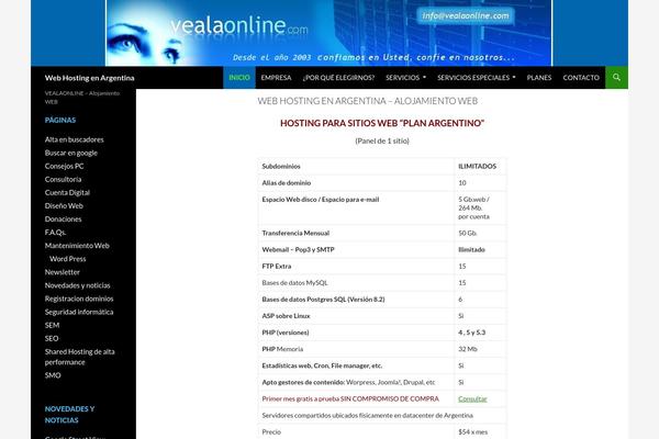 Site using Fourteen Extended plugin