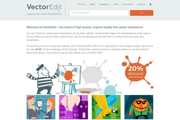 Total theme site design template sample