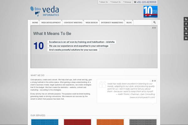 vedainformatics.com site used Zenden