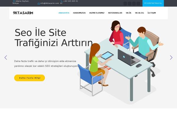 Easyweb theme site design template sample