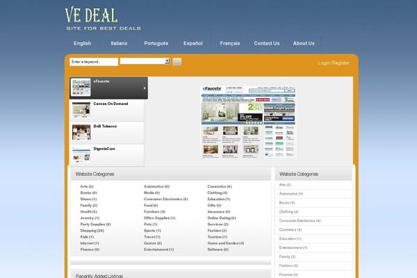 Directorypress theme site design template sample