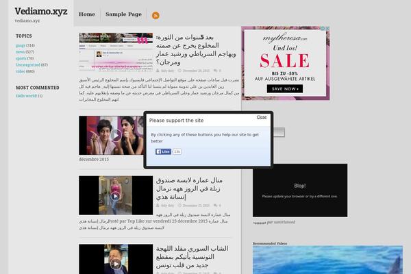 blogvine theme websites examples