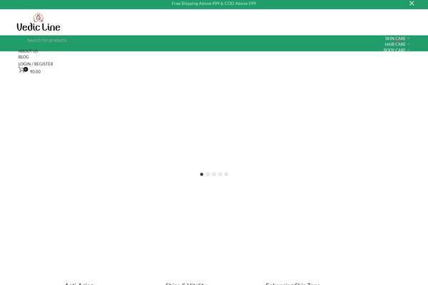 vedicline.com site used Mediastic