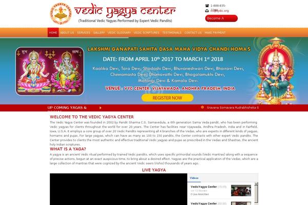 vedic theme websites examples