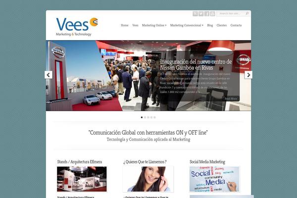 Chameleon theme site design template sample