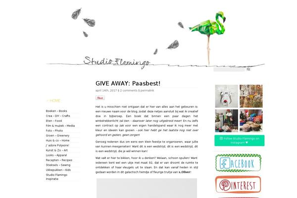 Oulipo theme site design template sample