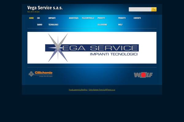 Online Marketer theme site design template sample
