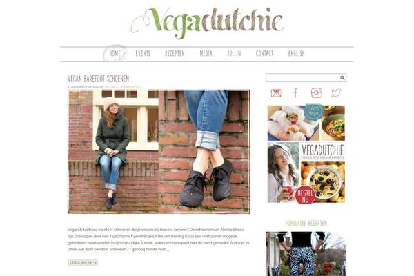 Foodie theme site design template sample